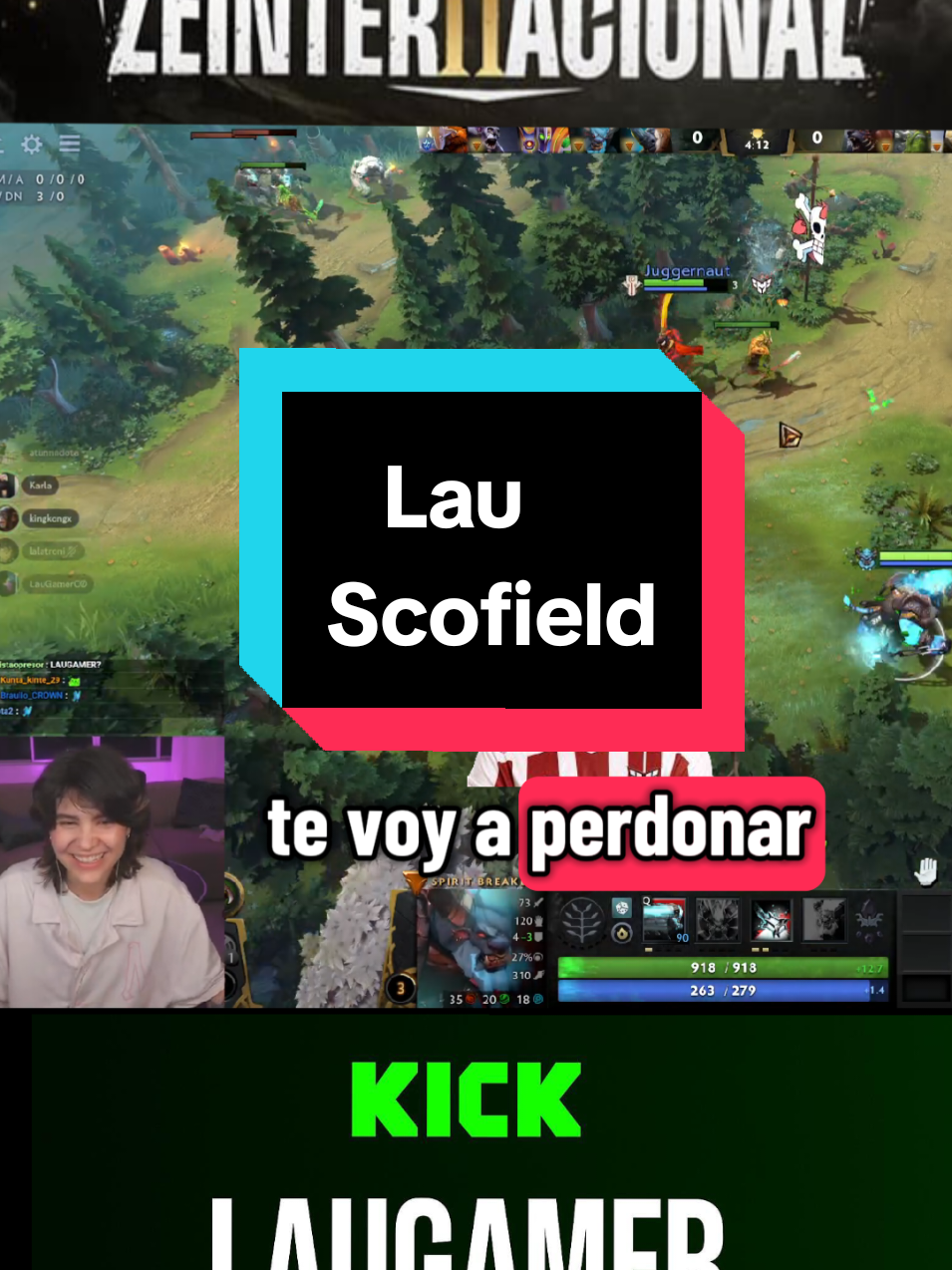 Laugamer suportea a scofield #zeinternacional #atundota #laugamer #dota2latinoamerica #scofielddota2 