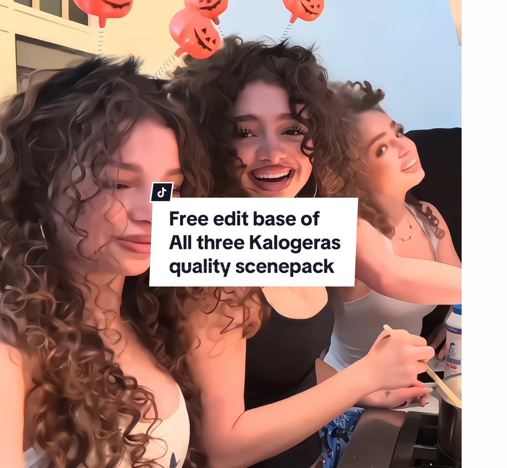 ALL THREE KALOGERAS ✧ | Free edit base of all three Kalogeras Sisters ! #sundaykalogeras #demitrakalogeras #elianakalogeras #scenepackedit #clipsforedits  - ib : @ೀ  !