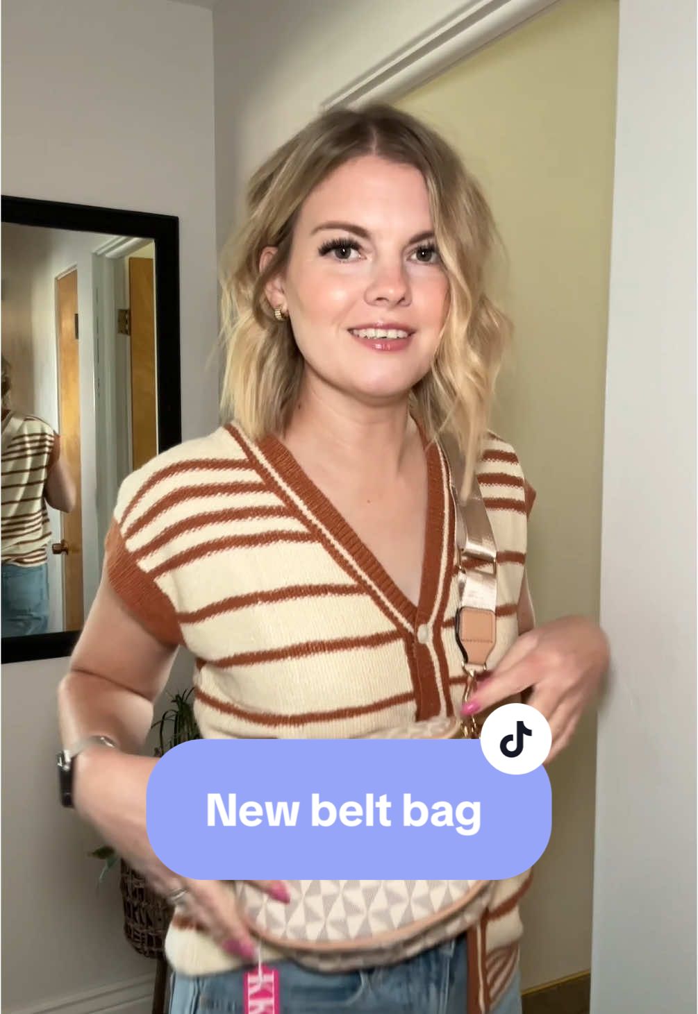 The cutest new belt bag! I’ve had the same one for several years and I am ready to switch things up! Can’t wait to get all my things moved over to this one! 👜  #beltbag 