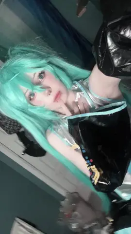 ignore the lag at the start  #miku #mikucosplay #vocaloid #cosplay #femboy 