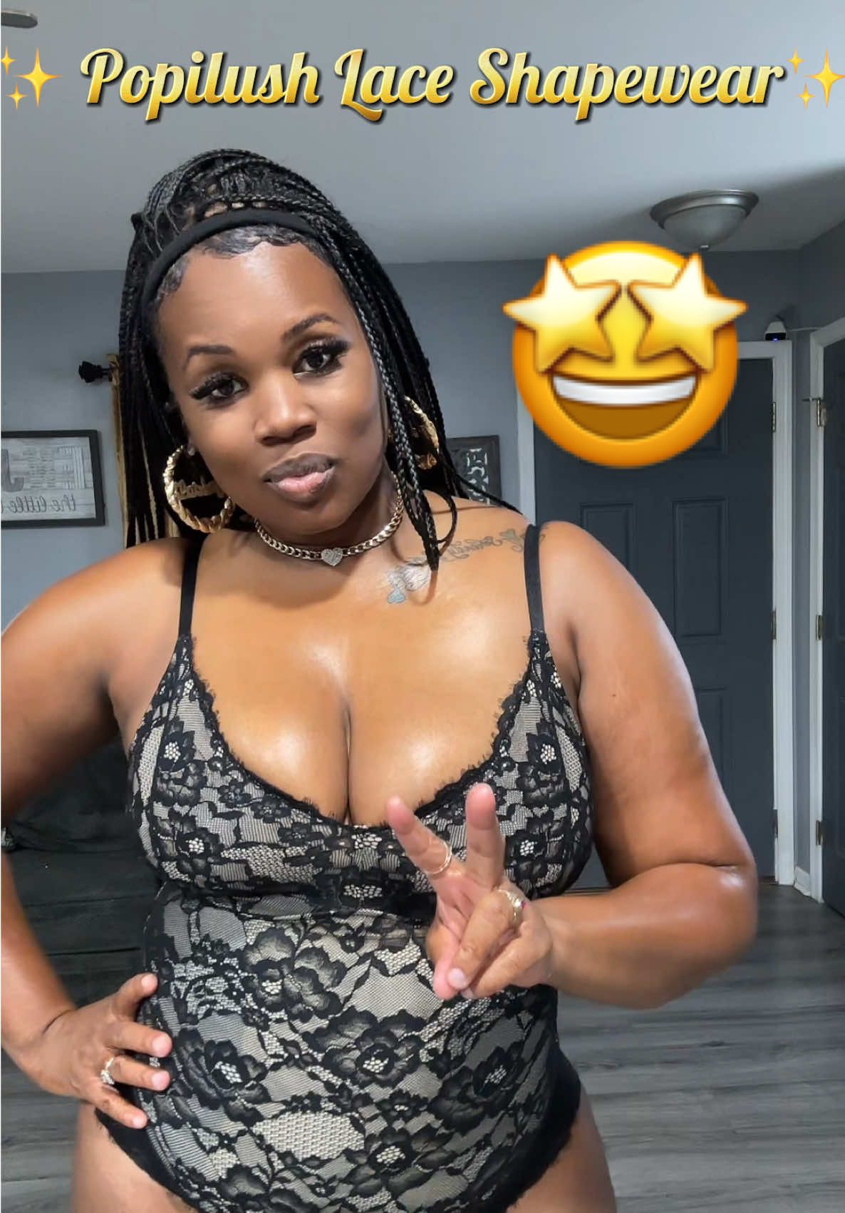 I Love My @Popilush LLC Lace Shapewear 🤩😜  #popilush #shapewear #bodysuit #bodysuitshapewear #fyp 