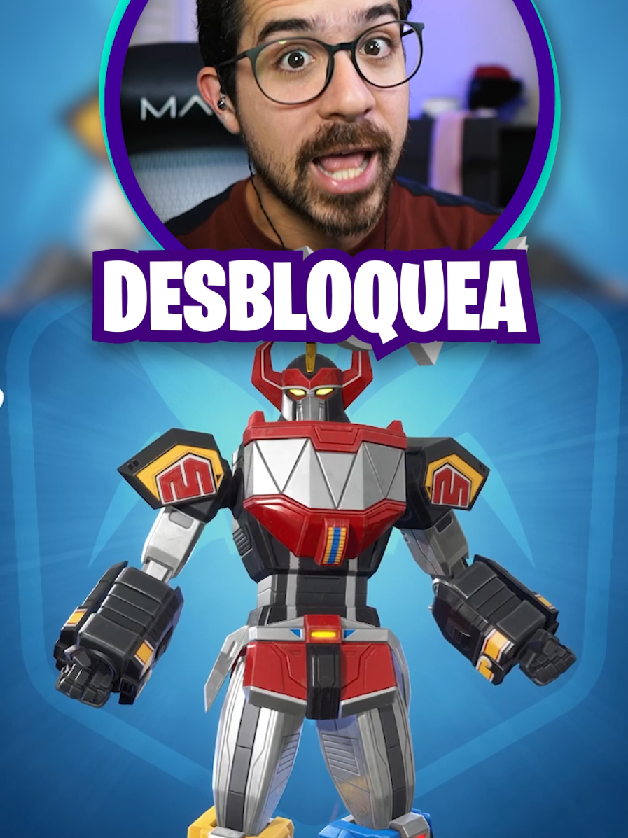 Como conseguir el Megazord en Fortnite 😎 #gamerentiktok #fortnite #fortnitenoticias #megazord 
