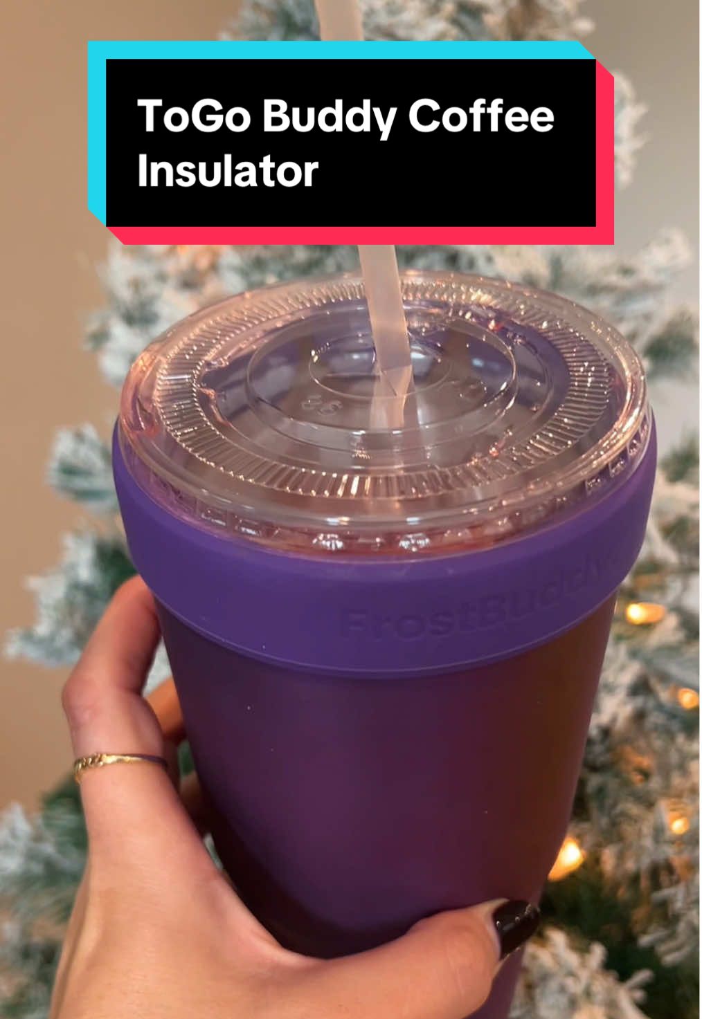 Keep your drink cold OR hot for hours and hours with this @Frost Buddy to go buddy! This is by far one of my favorite purchases.  #togobuddy #frostbuddy #coffee #coffeeinsulator #coffeecup 