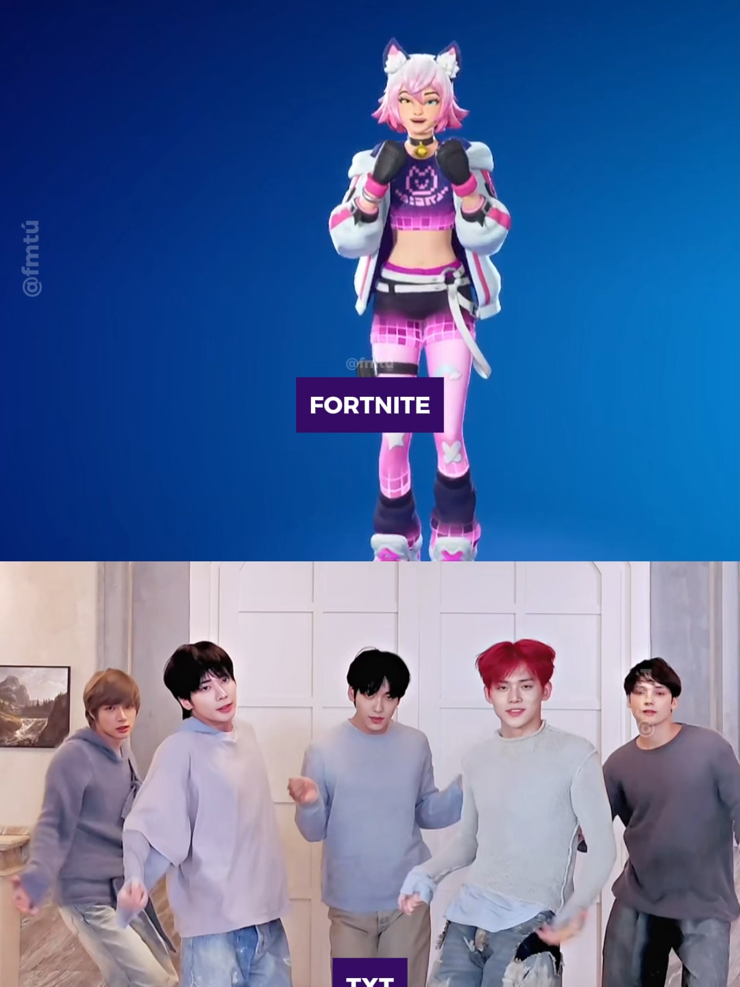FORTNITE X TXT🎮🕹️ El baile 