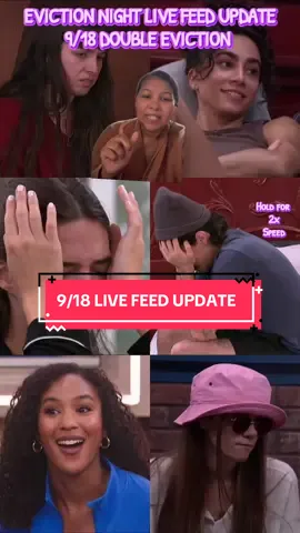 9/18 LOVE FEED UPDATE! #bb #bb27 #bigbrother #livefeeds #doubleeviction 