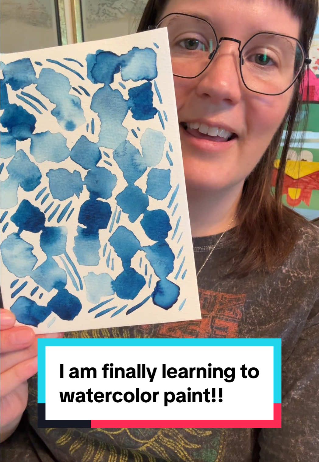 My soul is so happy that I finally STARTED doing the thing it has been prompting me to do for YEARS!!  The book I’m learning from is by @Jenna Rainey  #watercolorpainting 
