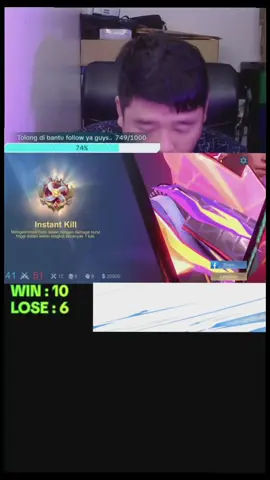 Pening push awal sesion ini hahaha #tiktoklive #livehighlights #Mobile Legends: Bang Bang #gamevictory 