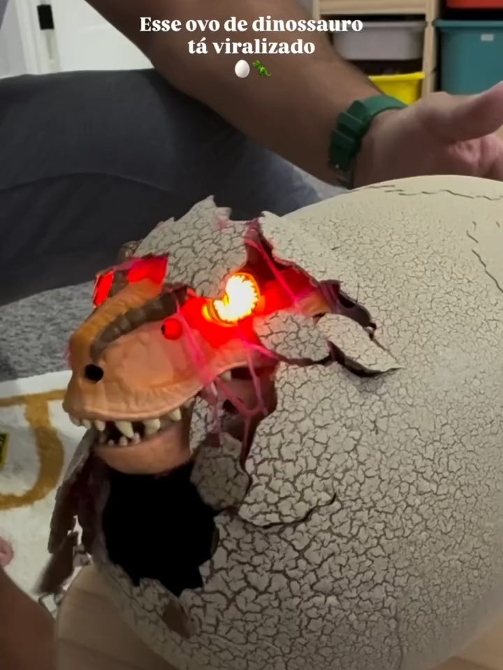 🦖 O presente perfeito de Dia das Crianças que vai surpreender o seu filho! A criançada acompanha a mágica do nascimento de um dinossauro e vive uma experiência única e inesquecível.