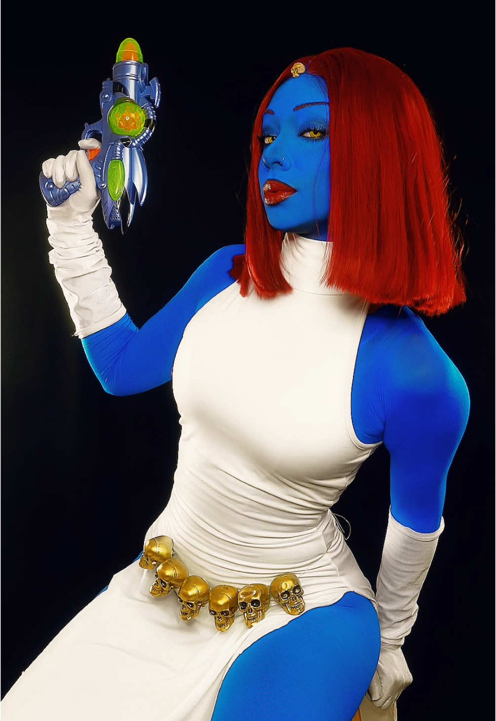 Im actually a shapeshifter like mystique #xmen #xmen97 #mystique #mystiquecosplay #cosplay 