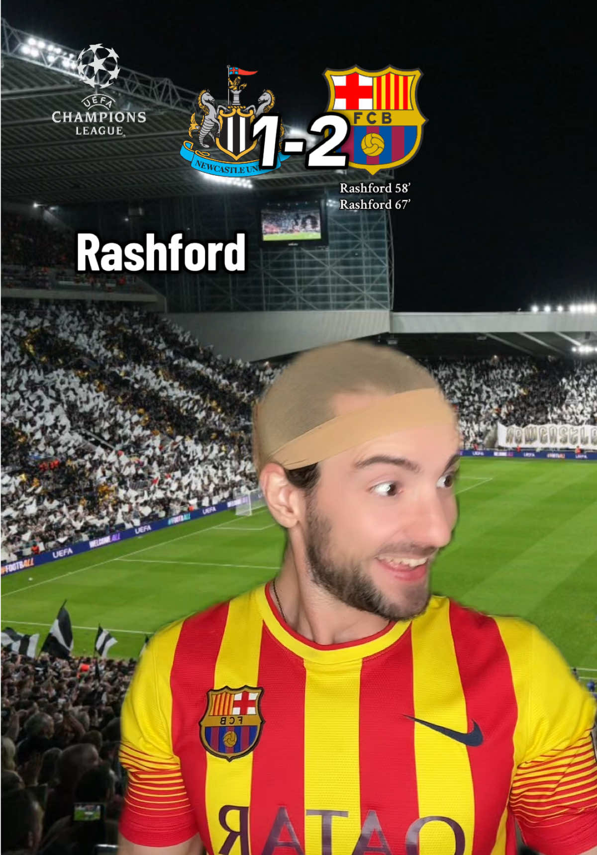 Newcastle 1-2 FC Barcelona | CHAMPIONS LEAGUE | #JuankPerez #Futbol #FCBarcelona #Soccer #ChampionsLeague 