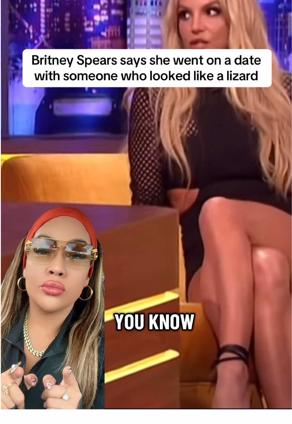 Britney Spears says she went on a date with someone who looked like a lizard. #britneyspears #reptilian #fyp 