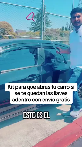 Kit completo, para que abras tu carro cuando se queda la llave adentro