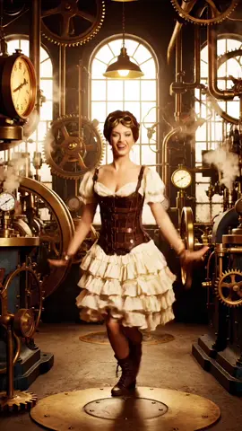Steampunk dance #steampunk #futyre #scifi #retro #retrodance 