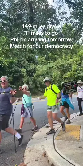#tiktoklive #livehighlights #waam today was a long hot day of marching 15 miles. Our marchers deserve all the kudos for their perseverance. See you tomorrow at the finish line at the rally in dc! 