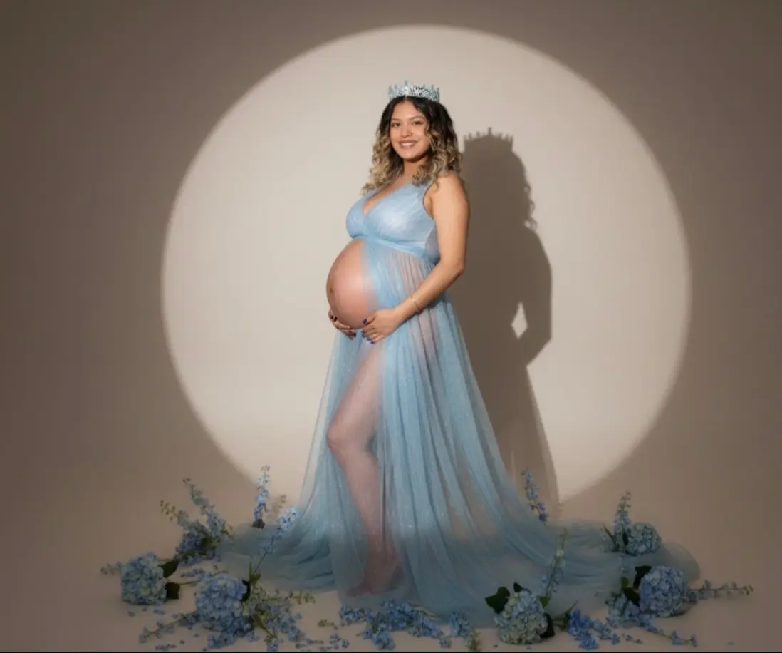 I really did wish I got to have one but definitely healed me 🥹 , #maternityphotoshoot #ai #fyp 