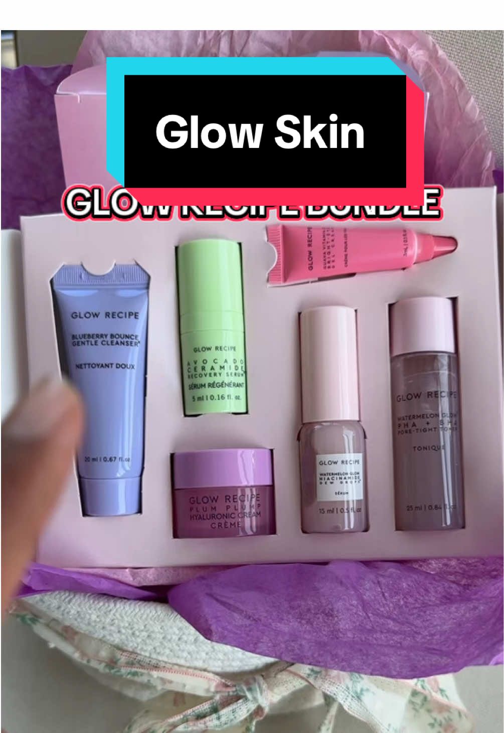 Hands down, the best bundle in town if you’re looking to try Glow Recipe’s most popular products. @Glow Recipe #glowrecipe #watermelonglow #MomsofTikTok #SkinCare101 #restock 