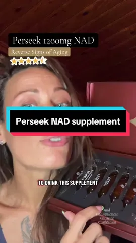 🔥 Perseek NAD for Anti-Aging with a 4.5 star rating ⭐️ #nad #nadsupplement #antiaging #agingwell 