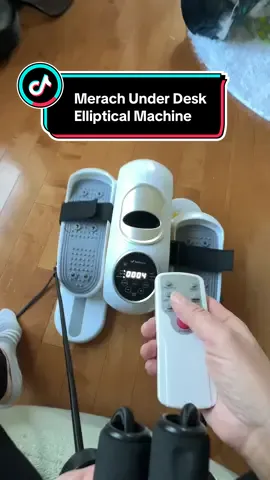 Legs + arms + circulation 🩸 The Merach under desk elliptical has foot straps + arm cables so you get more than just movement — it’s a full body upgrade while you sit. #merach #elliptical #MerachSuperBrandDay #MerachFitTok 