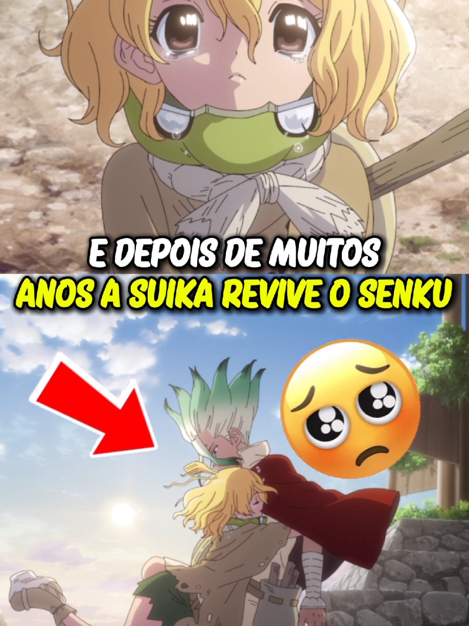 DEPOIS DE LONGOS E LONGOS ANOS A SUIKA REVIVE O SENKU! . DR.STONE . #drstone 