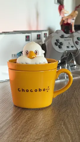 I got this cutest chocobo mug, it’s almost too nice to drink from 🫣 #finalfantasy #chocobo #gaming