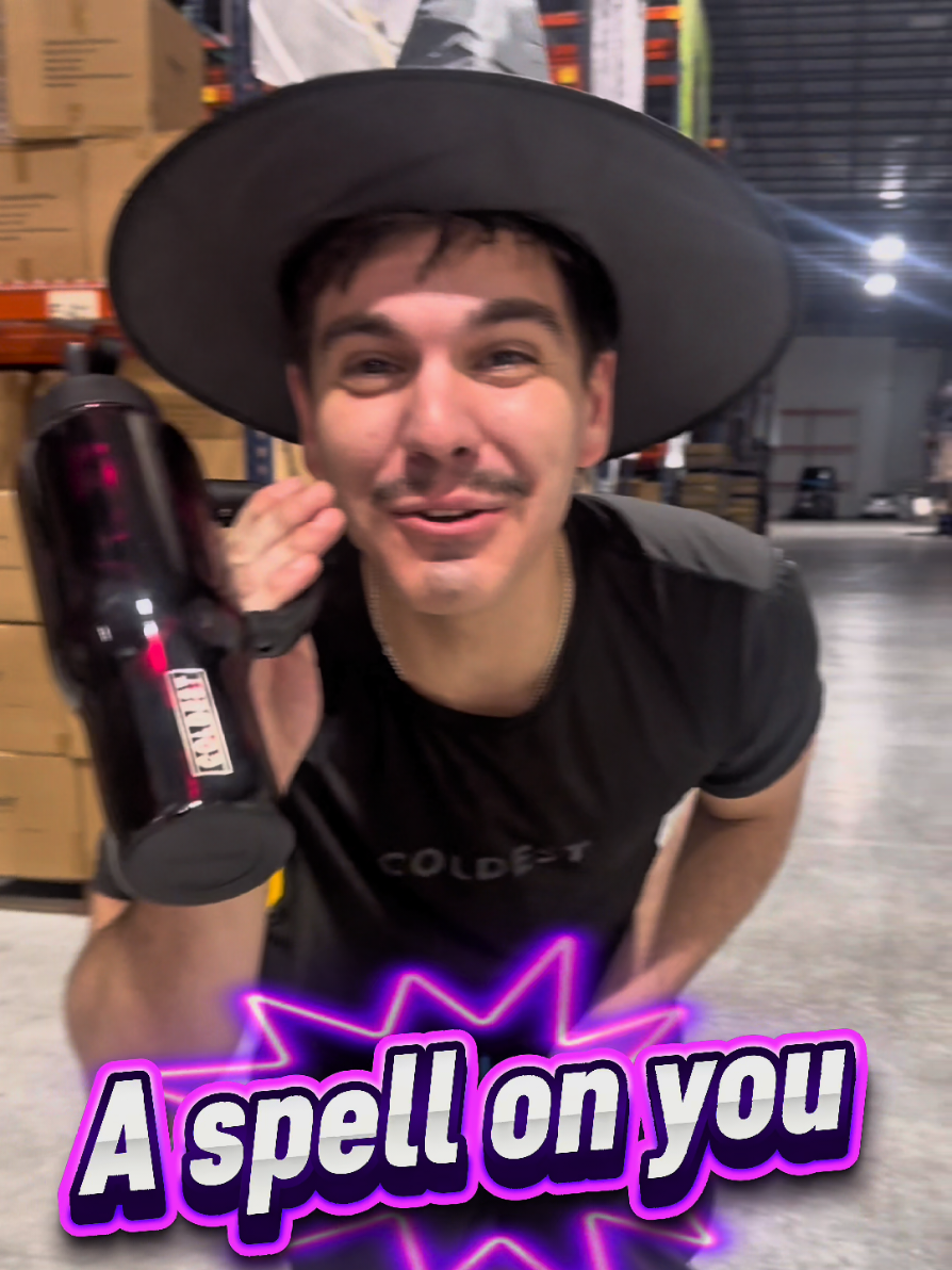If you could cast a spell, would it be rain or hydration? With this bottle, it's both!  #fyp #witch #fyp #tumblersoftiktok #trending 