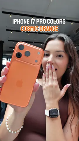 iPhone 17 Pro colors! Orange, Blue, or Silver? #iphone #iphone17pro 