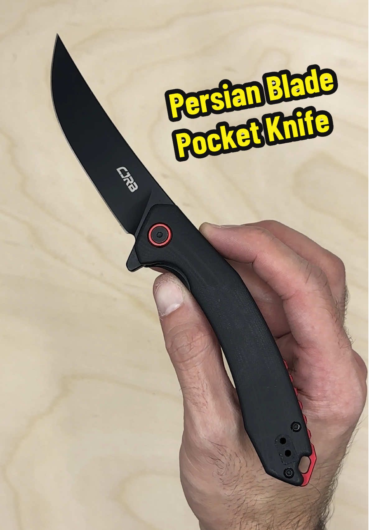 The CJRB Gobi with a 3.5” persian blade. Snappy action, running on ceramic bearings, and a variety of colors available. One of the most popular pocket knives; priced right, and great quality. @CJRB Cutlery #pocketknife #edcknife #everydaycarry #cjrbtoolknives #creatorsearchinsights 