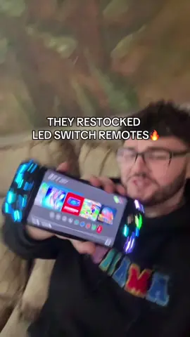 Finally!! The LED switch remotes are back in stock 🔥🔥 gamers listen up #gamers #gaming #switchcontroller 