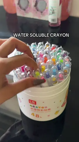 Lahat ng color meron na! #watersolublecrayon #crayon 