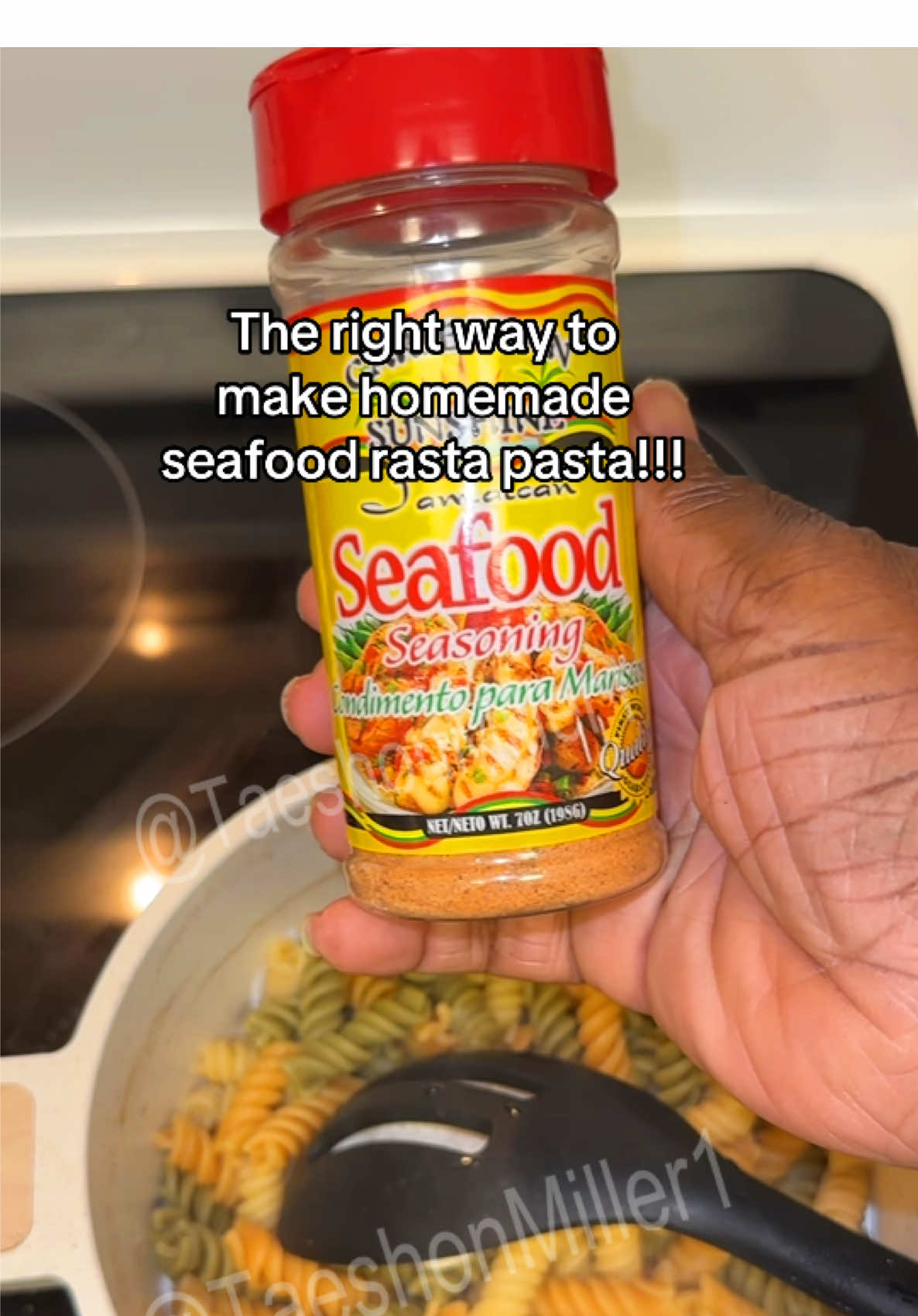 The right way to make homemade seafood rasta  pasta!! ##FoodTok##rastapasta