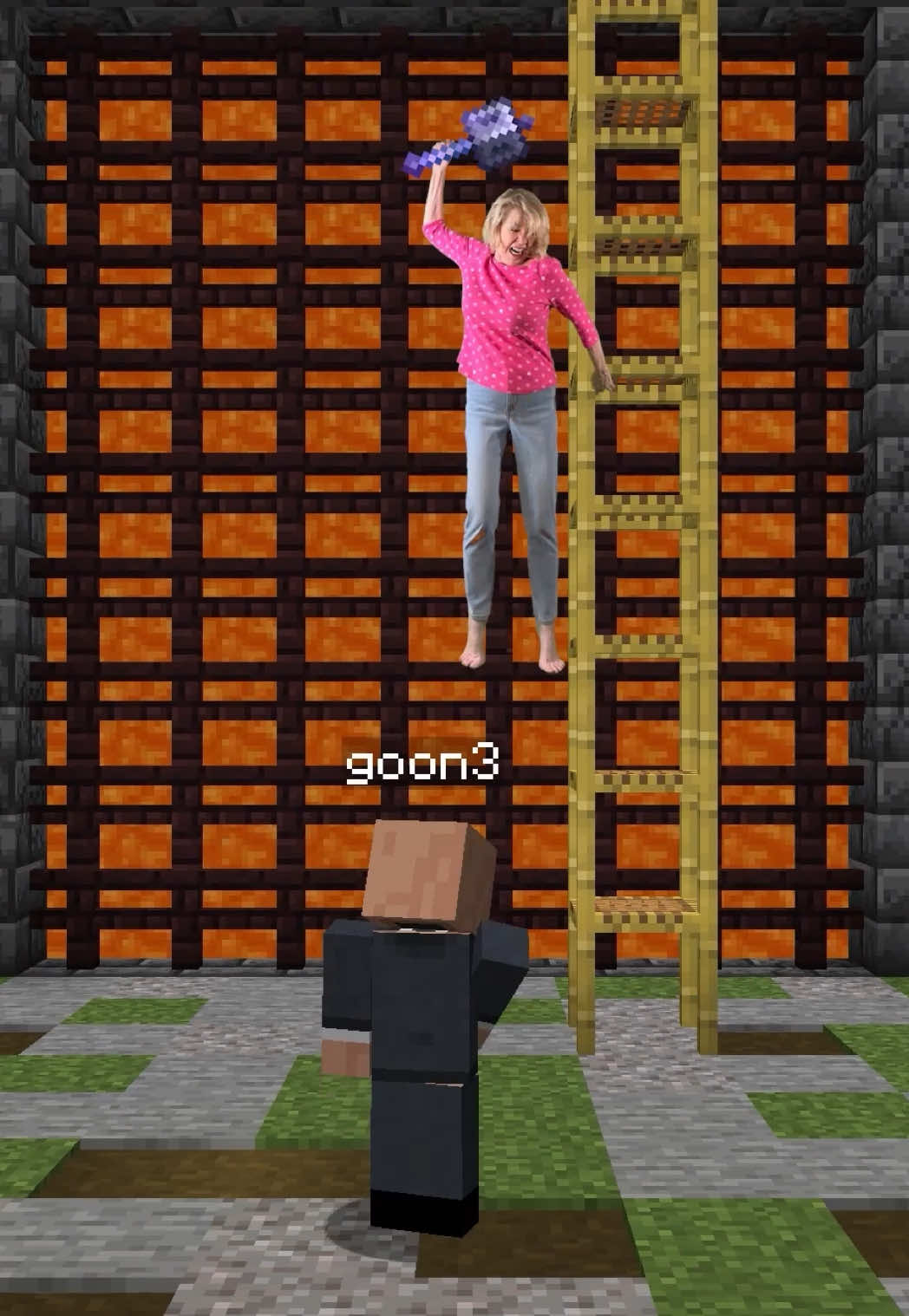 Save the castle! #Minecraft #minecraftmemes #minecrafters  #fyp 