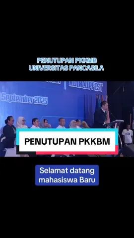 UNIVERSITAS PANCASILA: Usai sudah kegiatan PKKMB UP, berlangsung dari tanggal 15 sampai dengan 18 September 2025. Selamat Datang Para Mahasiswa Baru Universitas Pancasila. @Universitas Pancasila #mahasiswabaru #dosentiktok #perguruantinggi #berandatiktok #berandafyp 