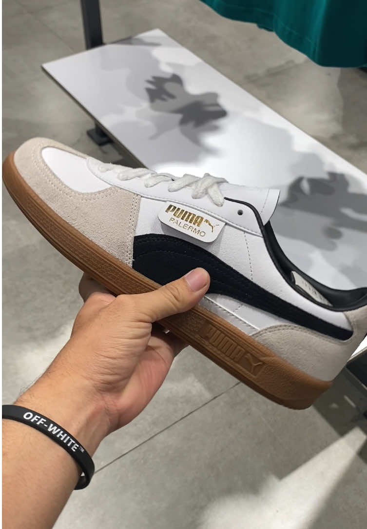 Puma Palermo white grey black✨ #puma #pumapalermo 
