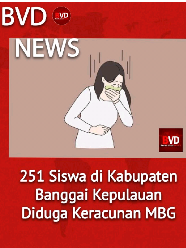 251 Siswa Diduga Keracunan MBG di Banggai Ratusan siswa dilarikan ke RSUD Salakan usai makan menu bergizi gratis, diduga dari olahan ikan cakalang. 😔 Menurut kamu, siapa yang harus bertanggung jawab atas insiden ini? 🤔#makan#MLBBNEXT2025 #NEXTJagoanMabar 