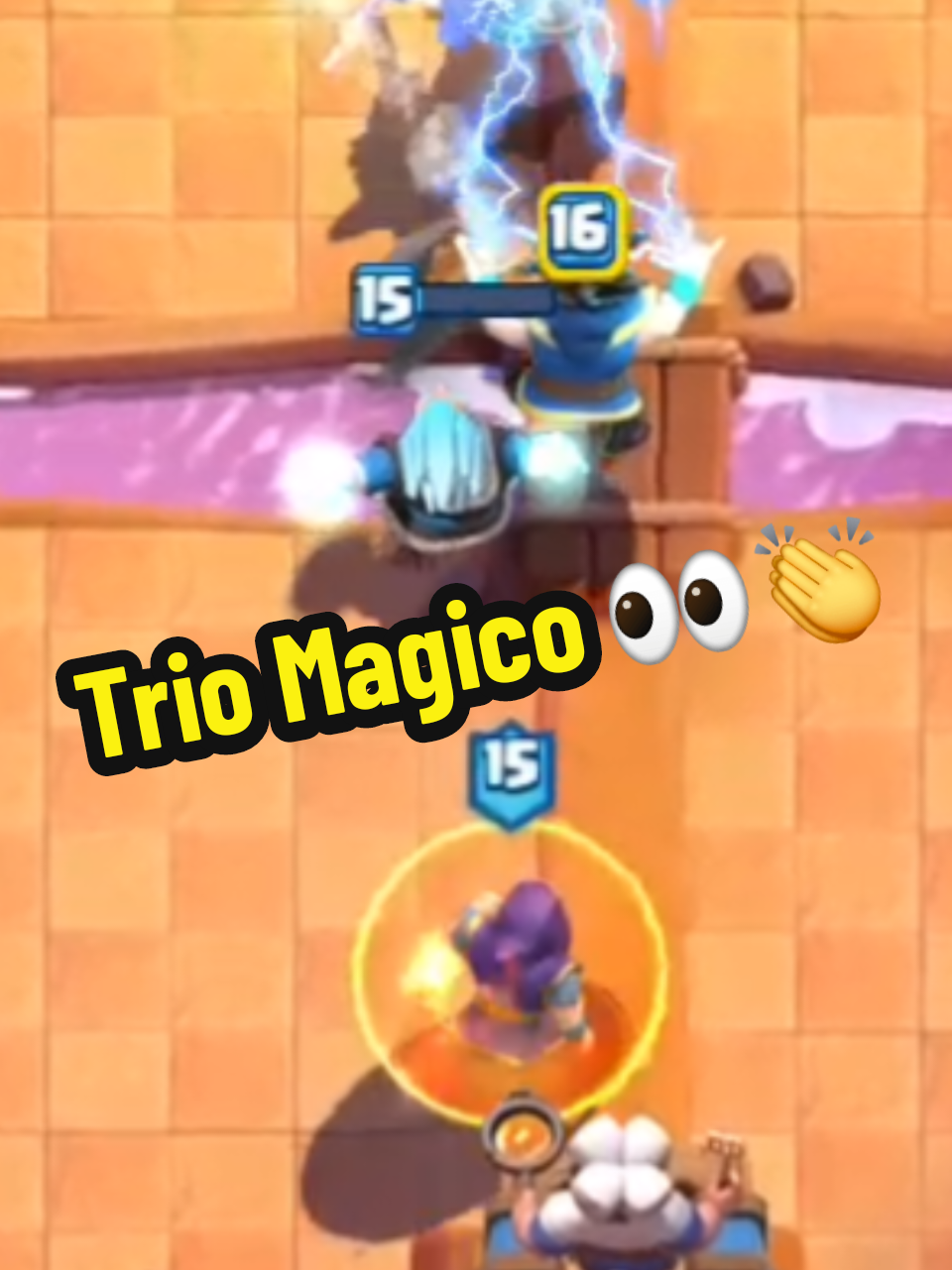 triple mago 🔥🎮😎 #clashroyale #clashroyalememes #clashroyalewizard #clashroyaletop #clashroyaledaily 