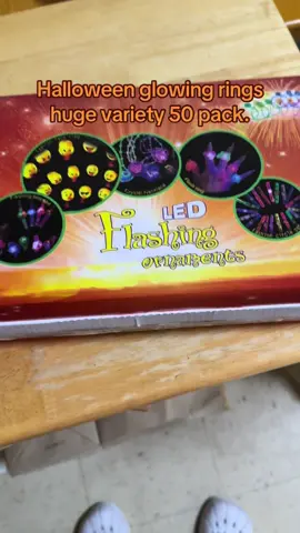 These LED Flashing Rings are the ULTIMATE Halloween handout! 💡🧛‍♂️👹 50 PACK of spooky FUN with 12+ designs — ghosts 👻, goblins 👺, Jack-o’-lanterns 🎃 & more! Kids LOVE them 💖 (and parents will too 😉 – no sugar rush 🍬🚫) Perfect for trick-or-treaters, classroom parties, or Halloween night surprises! 🕷️🍭🪩 They LIGHT UP and flash in fun colors 🌈✨ #halloween2025🎃 #trickortreatideas #partyfavorsforkids #spookyseason2025 #tiktokhalloween2025 