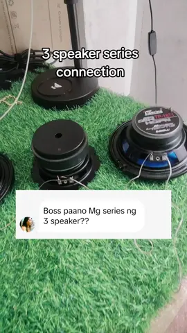 3 speaker in series connection #speaker #seriesconnection 