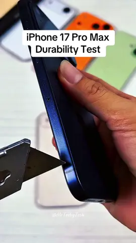 iPhone 17 Pro Max Durability Test #iphone17promax #iphone17air #iphone #iphone17 #iphone17unboxing #durabilitytest #ios26 