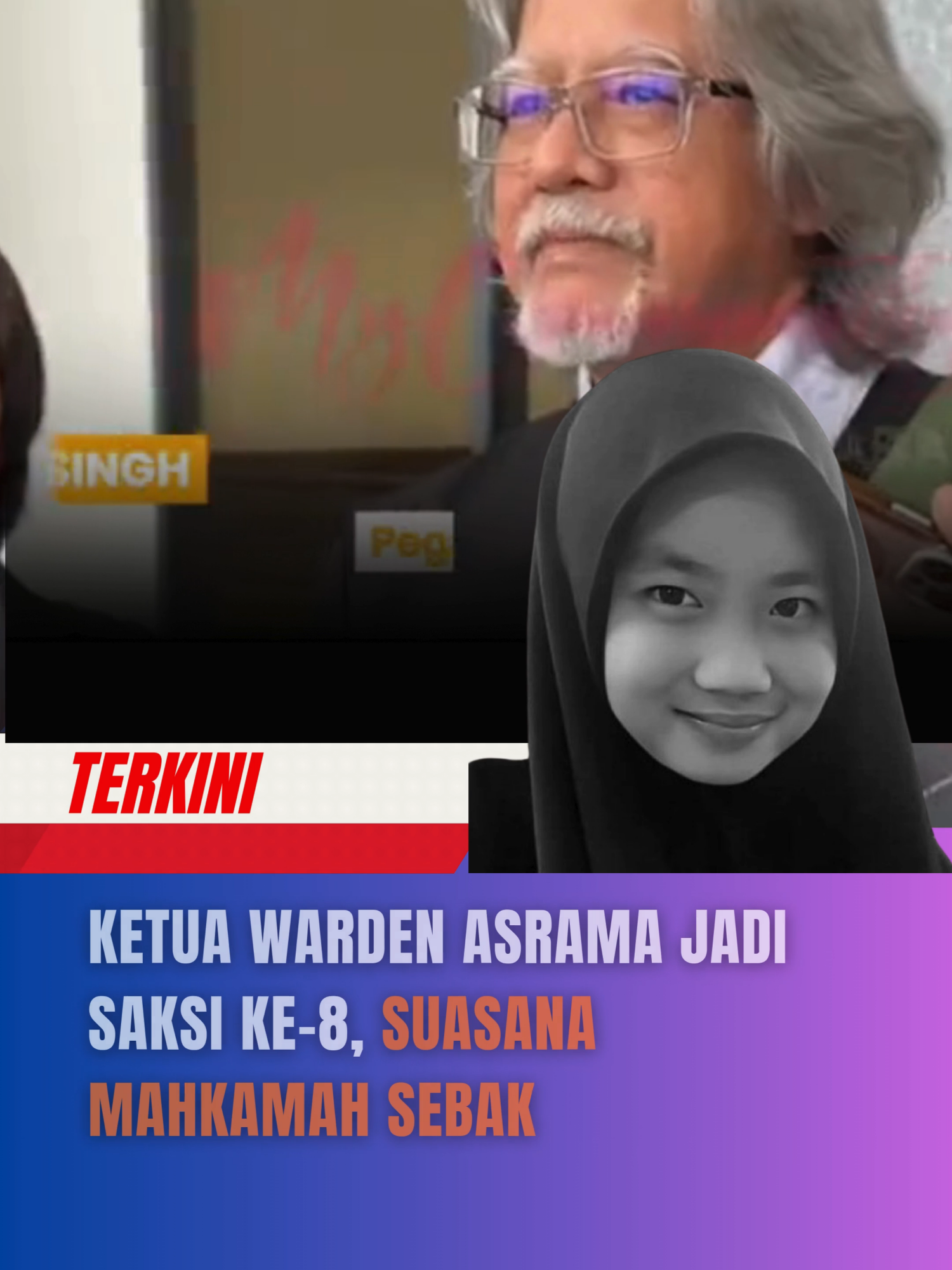 PART 214 | Prosiding inkues Zara Qairina di Mahkamah Koroner hari ini berlangsung dalam suasana sebak apabila Ketua Warden asrama, saksi ke-8, menyambung keterangannya. #videoviral #zara #viralvideo #trending #walaun