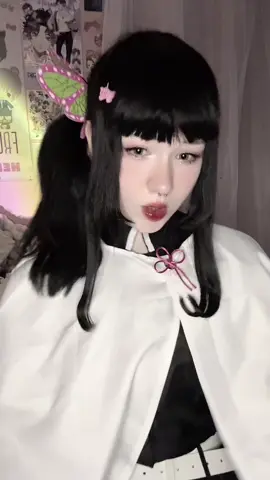 i needs lock in for school omg #KANAO 🦋 #demonslayer #cosplay #kanaocosplay #blueboicosplays 