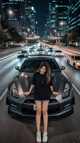 #gemini  #ai  แจกคำสั่ง gemini ai คู่กับรถเท่ๆ -ใช้ได้ทั้งหญิง ชาย อยากเพิ่มหลือลดอะไรแก้ไขได้เลย วิธีสร้าง 1.​เลือกเครื่องมือ: เลือกเครื่องมือสร้างภาพ AI ที่คุณต้องการใช้ เช่น Google's ImageFX, Midjourney, หรือ DALL-E 3 2.​เขียนคำบรรยาย: พิมพ์คำอธิบายภาพที่คุณต้องการให้ละเอียดและเฉพาะเจาะจงมากที่สุด 3.​สร้างภาพ: กดปุ่มเพื่อสร้างภาพ แล้ว AI จะประมวลผลคำบรรยายของคุณและสร้างภาพออกมาให้ครับ -คำสั่ง- From the uploaded model, create a realistic 4K photograph wearing modern casual clothing: a free-size black shirt, a silver cross necklace hanging around chest level, gray shorts, a black watch on the left wrist, and black Nike NMD sneakers. Sitting on the front bumper of a Nissan GT-R35 in “Lambo gray” with a full Missmo body kit, modified with 18-inch black wheels, lowered suspension, full exterior customization, left-hand drive, and a white license plate with the text “GTR” written at the bottom. Both hands are placed on the car, posing casually, while slightly looking to the left. The background should be a highway at night, surrounded by tall buildings on both sides, with heavy traffic filled with sports cars, creating a beautiful urban night scene. The image must be highly detailed, realistic, and captured from a high-angle perspective, replicating my face exactly. #gemini Search: copy and paste gemini ai prompt