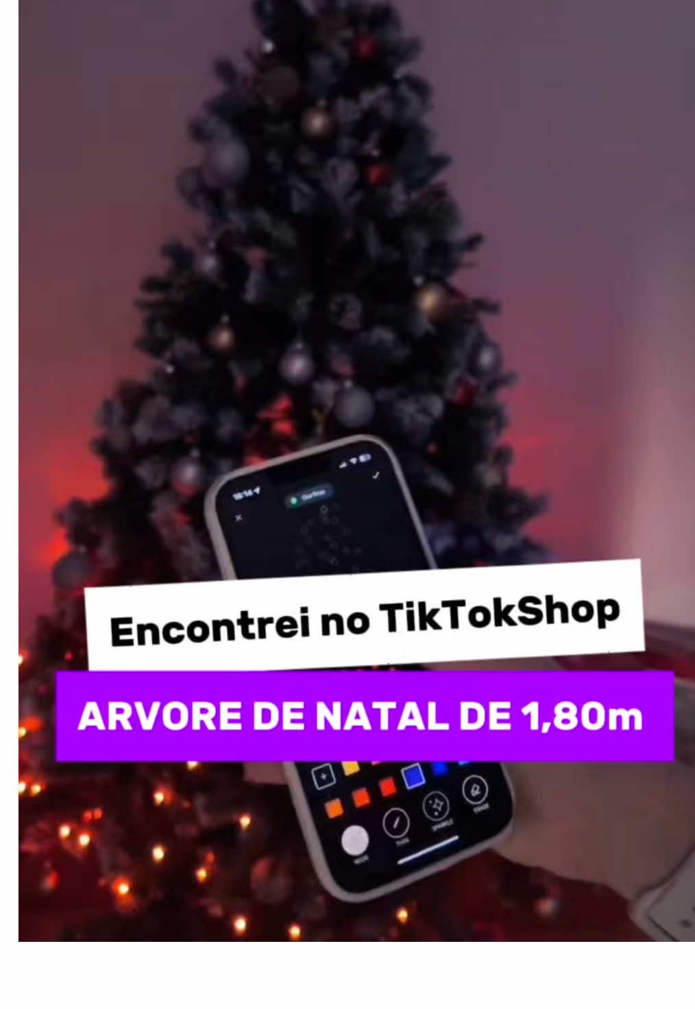 Árvore de Natal com preço especial