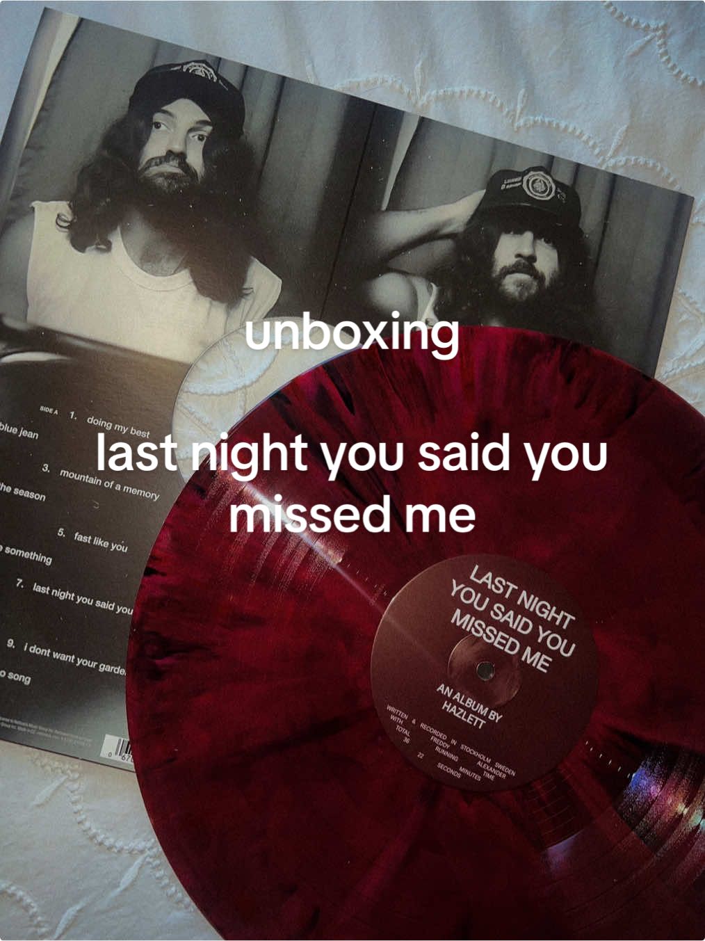 Album so good it’s got me making unboxing videos again. @Hazlett I don’t know how you made an album out of red wine & dark chocolate, but I’m so glad you did. #unboxing #vinyl #vinylcheck #imback #hazlett 