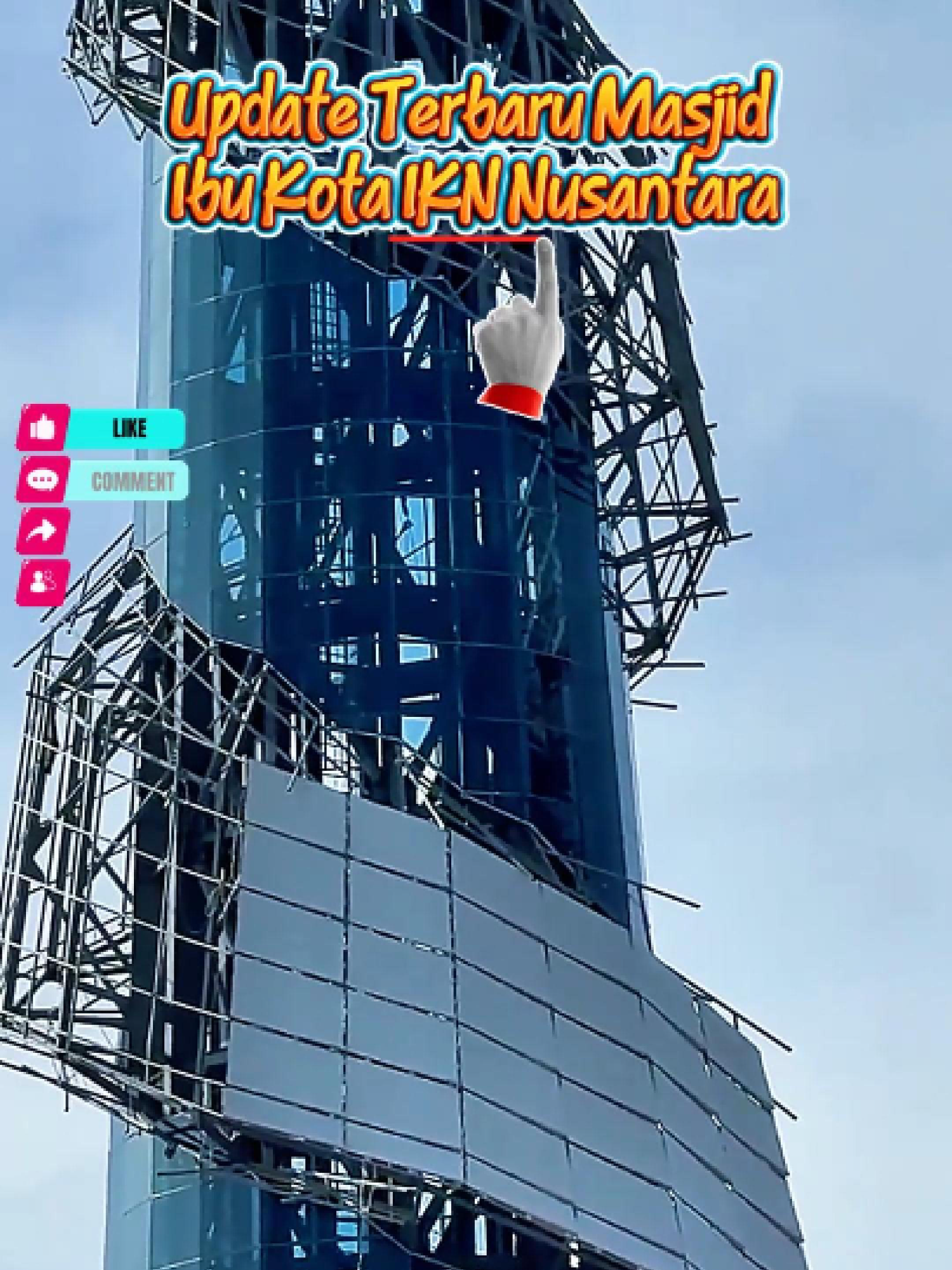 Update Terbaru Pembangunan Masjid IKN Nusantara#indonesiamaju #ikn #nusantarabaruindonesiamaju🇮🇩🇮🇩 #architektur #istanagaruda #istananegara #Masjidnusantara #Masjidikn