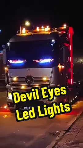 Devil eyes pop!That cool,wild vibe hits different #led #truck #tiktokshoprestock #ledlights #leddisplay #devilcar #vehicles #trucklights #evileyes 