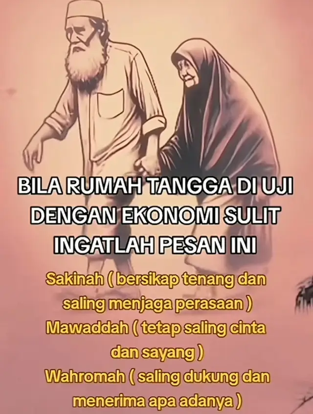 #menjalani saqinah mawadah itu harus dengan dasar iqlas....