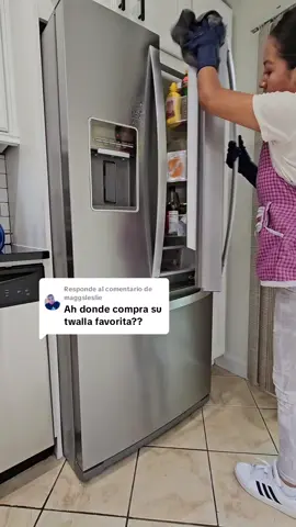 Respuesta a @maggsleslie esta toalla es mágica para limpiar el acero Inoxidable, yo la compre en tiktok Shop  #Vlog #limpiandolacasa #limpieza #tiktokshop #house 