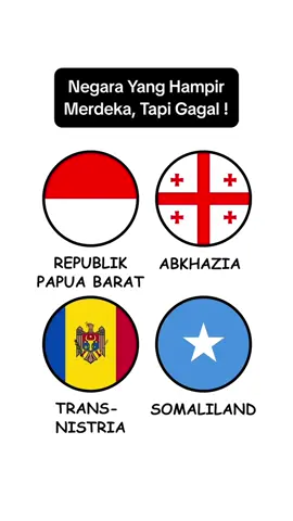 Negara Yang Hampir Merdeka Tapi Gagal ! . #edukasi #atlas 
