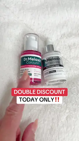 Dr. Melaxin Lumi Pore & Spot Duo. Women 30+ women 40+ Korean skincare products for glass glowing skin. Disclaimer: Prices, sales, coupons, discounts are accurate at the time this video is posted and may vary afterwards as the Seller and TikTok may regularly change their limited-time promotions. Check the product page for the most current price. Free shipping, sale prices, and TikTok coupons may vary by account. Whatever items and quantities are in your cart at checkout is exactly what you will receive. #tiktokshopcreatorpicks #drmelaxin #lumiporeandspotcare 