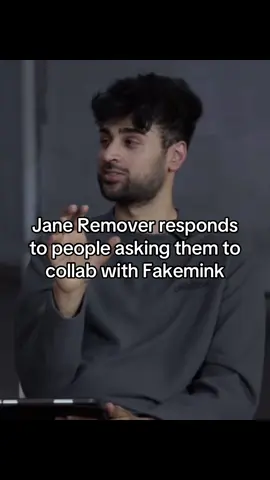 Jane Remover responds to people asking them to collab with Fakemink #sleazepop #2hollis #fakemink #janeremover #lucybedroque 